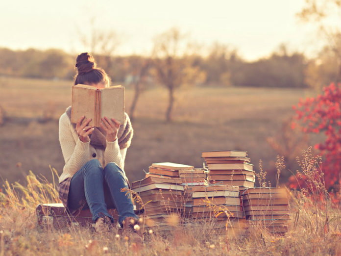 libri, lettrice, leggere